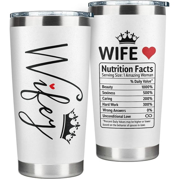 Gifts for Wife from Husband - Wife Gifts - Wedding Anniversary, Wife Birthday Gift Ideas, Mothers Day Gifts for Wife, Valentines Gifts for Her - Romantic I Love You Gifts for Her - 20 Oz Tumbler