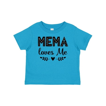 

Inktastic Mema Loves Me Baby Clothes Gift Baby Girl T-Shirt