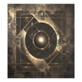thumbnail image 3 of Dishwasher Magnet Cover Magnetic Fridge Door Cover Home Kitchen Decor Abstract Coffee Geometric 23"x 26", 3 of 6