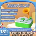 thumbnail image 3 of Kids Gramophone with 96 Cards,Children's Phonograph Story Music Player Gift Boys, 3 of 5