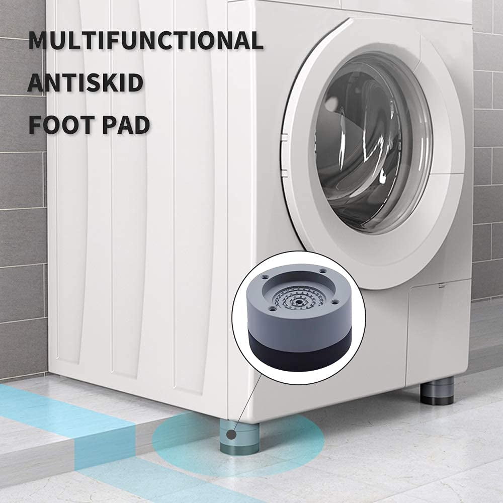4Pcs/set Anti Vibration Feet Pads Rubber Mat Slipstop Silent Universal Washing Machine Refrigerator Support Dampers Washer Stand