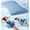 Navy Blue, variant on General Throw Pillows Lumbar Support Pillow for Bed – Memory Foam Waist Pillow with Cooling Cover for Comfortable Back Support – Bolster Pillow for Side, Back & Stomach Sleepers – for Bed, Sofa, Car