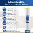 thumbnail image 3 of iSpring FD25B Deionized Water Filter for Spotless Car Wash System, Fits WGB22BD Deionized Water System for Car Wash, 4.5” x 20”, 3 of 7