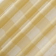 thumbnail image 3 of Better Homes and Gardens Buffalo Plaid Semi-Sheer Back Tab Curtain Panel, 50" x 63", Yellow, 3 of 6