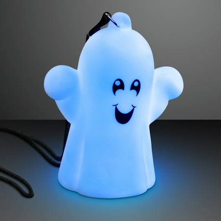 FlashingBlinkyLights Slow Color Changing LED Ghost Light Up Necklace