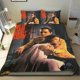 thumbnail image 1 of Historia del Oeste Conjunto de sábanas temático, trío de piezas, cómodo y amigable con la piel, diseño único, regalo de decoración para el hogar para familiares, amigos y fans, 90 cm * 190 cm, 1 of 6