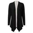thumbnail image 5 of Ediodpoh Long Cardigan Sweaters for Women Solid Color Open Front Knit Sweater Lightweight Fall Winter Outwear Casual Long Sleeve Black XXL, 5 of 5