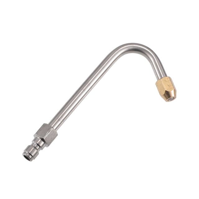 Varilla de extensión para lavadora a presión Unique Bargains, varilla de extensión para lanza de lavadora a presión para coche, motocicleta, bicicleta, forma J, 15 cm