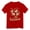 HLshirt63-Red, variant on xaweyi Halloween Girls Top Cute Ghost Graphic Short Sleeve Crew Neck Shirt Fall Holiday Wear,Sizes 3-4 Years