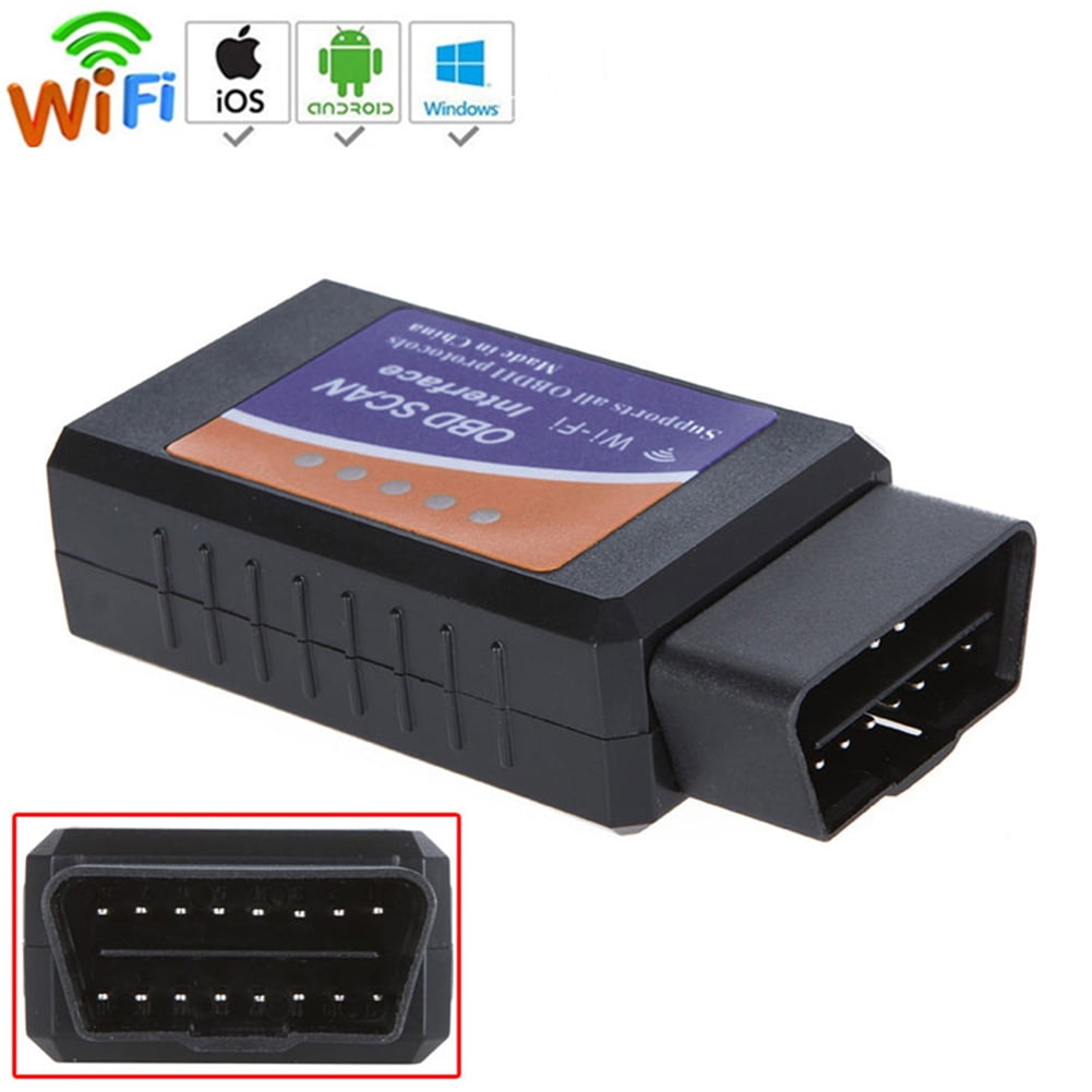 Car OBD2 WIFI Scanner Diagnostic Code Reader Tool for Android & IOS & Windows 