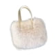 thumbnail image 3 of Bolso de mano peludo para mujer, tipo cartera, con asa, tipo clutch, informal, tipo bandolera, para el trabajo Beige, 3 of 9