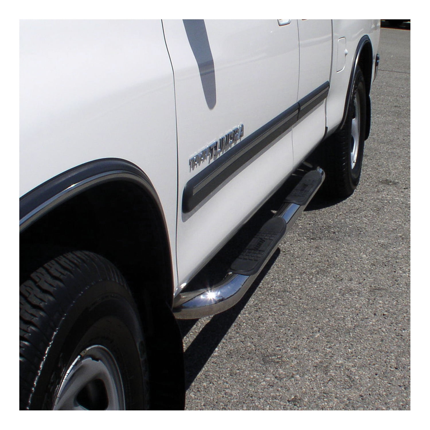 ARIES 202003-2 00-06 TUNDRA EXT CAB 3IN STAINLESS STEEL NERF BARS Fits select: 2006 TOYOTA TUNDRA DOUBLE CAB SR5, 2001-2005 TOYOTA TUNDRA ACCESS CAB SR5