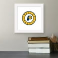 thumbnail image 4 of Gallery Pops NBA Indiana Pacers - Global Logo Wall Art, White Framed Version, 12" x 12", 4 of 5