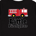 thumbnail image 4 of Inktastic Little Firefighter Fire Engine Boys or Girls Long Sleeve Toddler T-Shirt, 4 of 5