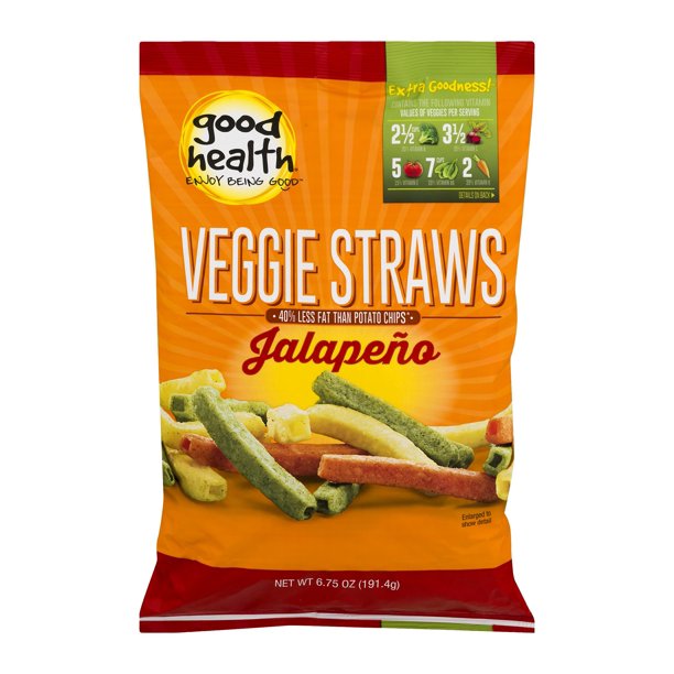 Good Health Jalapeno Veggie Straws 6.75 oz Bags Pack of 10 Walmart