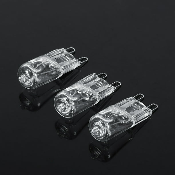 Halógeno Base G9 De 10 Piezas, Reemplazo De Iluminación De 120V 40W Para Lámparas De Lámparas De Cristal, Blancos Cálidos De 2900k Bulbos Con Vida útil Larga, Buena