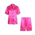 thumbnail image 1 of Richie House Women's Satin Two-piece Pajama Set with Shorts RHW2832, 1 of 5