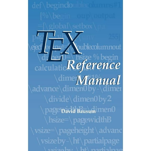 Tex Reference Manual, (Hardcover)