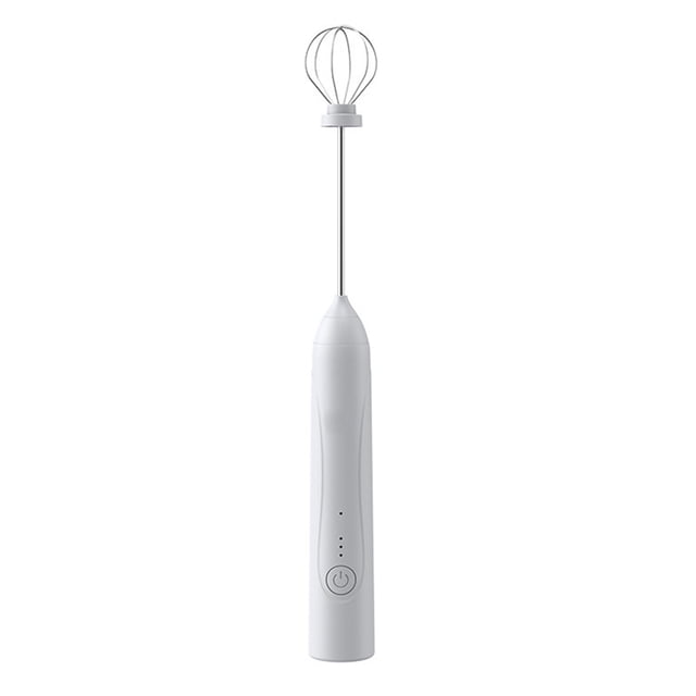 Batidora Manual Eléctrica Inalámbrica USB para Leche, Compacta y Silenciosa, Ideal para Espumar y Mezclar, con Tres Velocidades y Batería Recargable, Perfecta para Cocina y Regalo.
