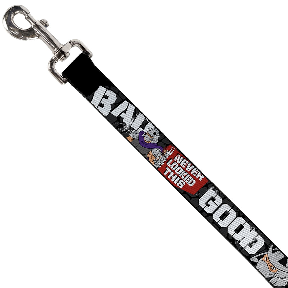 Nickelodeon Pet Leash, Dog Leash, Shredder Poses Bad Never Looked This Good, 4 Feet Long 1.0 Inch Wide