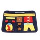 thumbnail image 3 of Tablero Ocupado, Juguete De Tablero Ocupado, Material De Fieltro De Textura Uniforme Azul Oscuro Para Niños Mgaxyff Busy Board Toy, 3 of 8