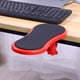 thumbnail image 5 of Almohadilla de reposabrazos de plástico para aliviar la fatiga, Protector de hombro montado en la mesa, accesorios para el reposabrazos de la muñeca del brazo de la oficina interior, tela roja, 5 of 7