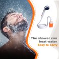 thumbnail image 4 of Limpieza portátil de lavado de ducha de mascotasLavadora para mascotas Lavadora Portátil Recargable 5200mAh Batería Camping Ducha Cabeza Bomba Eléctrica Limpieza Para Riego Accesorio Naranja Blanco tholdsy OD002147-01B, 4 of 7