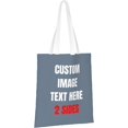 thumbnail image 2 of Custom Tote Bag Bags With Logo Personalized Custom Bags Shopping Bags Reusable Grocery Bags Bulk - Add Your Text Image, 2 of 8