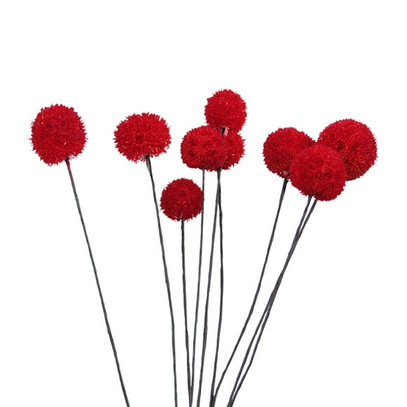 Flores secas artificiales para la decoración del jardín del hogar