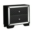 thumbnail image 4 of Madison Queen 5 Pc Upholstery Bedroom set Made with Wood in Black, 4 of 15