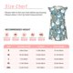 thumbnail image 3 of Fotbe Snowflake Scarf Snowman Vestido de Dormir para Niñas de 3 a 10 Años, Mangas Cortas, Estilo Princesa, Pijama Camisón con Mangas Voladas-Large, 3 of 6