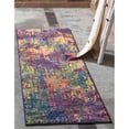 thumbnail image 1 of Unique Loom 3142242 2 ft. 2 in. x 6 ft. Bondi Chromatic Runner Rug, Multi Color, 1 of 1