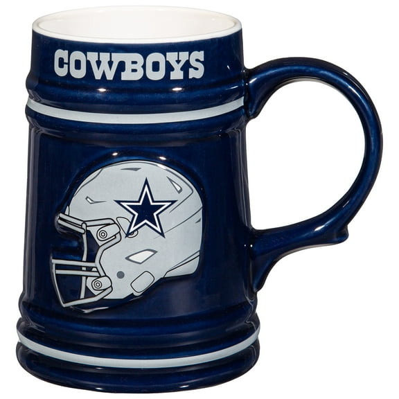 Dallas Cowboys 24oz. Ceramic Stein Cup with Gift Box