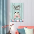 thumbnail image 5 of Dreamtimes Poster Prints Wall Paper Art Decor Happy Easter Eggs Floral Flowers Rabbit 12x18 inch Photo Picture Poster for Home Bedroom Living Room Kitchen, 5 of 7