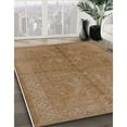 thumbnail image 3 of Ahgly Company Machine Washable Indoor Square Industrial Modern Light Brown Area Rugs, 8' Square, 3 of 7