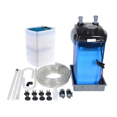 TMS 5 Stage External Fish Canister Filter Power Pump For Aquarium Pond Tank 396 GPH