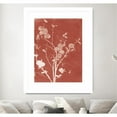 thumbnail image 3 of Giant Art 30x40 Enchanted Fall Cyanotype VI Matted and Framed in Red, 3 of 3