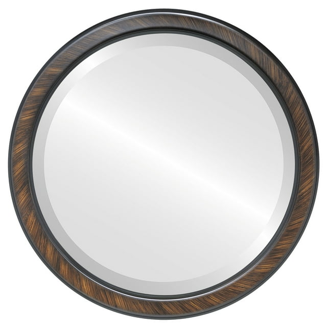 Toronto Framed Mirror - Vintage Walnut