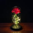 thumbnail image 4 of Eternal Silk Flower Rose Jar - INS Románticas con Cubierta de de San Valentín para Niñas base negra Hugo rosa eterna, 4 of 7