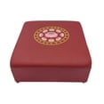 thumbnail image 3 of Cojín de meditación tipo puf tatami antideslizante, elegante cojín de suelo de madera de cuero sintético, asiento de meditación para adultos, sala de Estilo C, 3 of 8