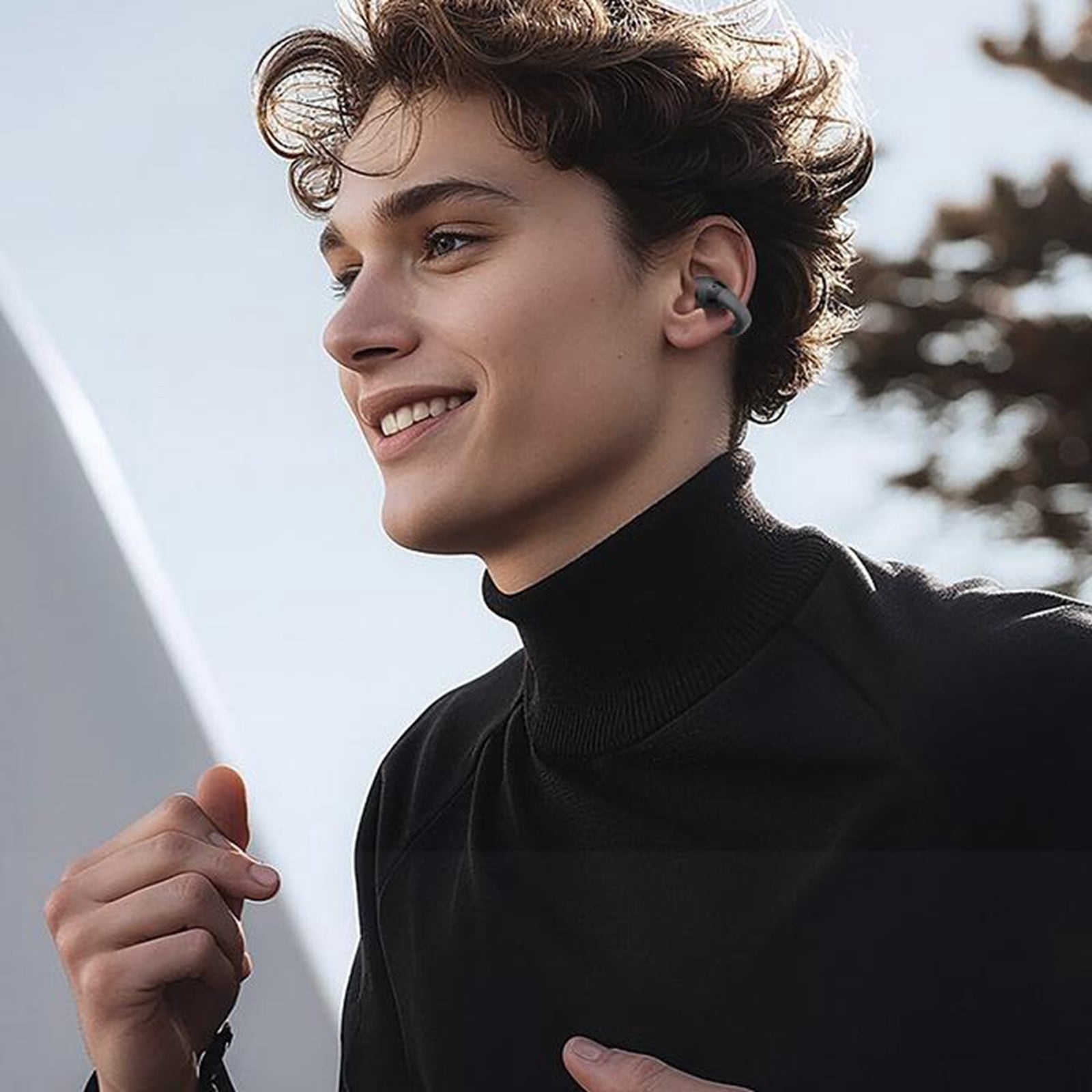 FEISHENTT Ai Translation Earbuds Real Time, Translator Earbuds 144 Languages & Accents, 3-in-1 Translating Earbud Open Ear Clip-On Design, Audífonos Traductores for Travel Learning Business fit