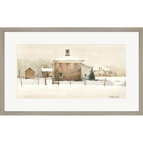 Great Art Now Open Gate by John Rossini, Framed Wall Art, 26W x 16H