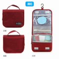 thumbnail image 7 of Hanging Travel Toiletry Bag, Foldable Travel Bag, Hanging Toiletry Bag, Travel Makeup Bag, 8X8X3 Inch Oxford Cloth Red Hanging Storage Organizer with Integrated Bag Hook, Water, 7 of 7