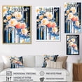 thumbnail image 4 of Designart "Bouquet Of Peony Whispers II" Peony Floater Framed Wall Art Living Room, 4 of 5