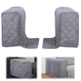 thumbnail image 4 of Wekvgz 2 Pack Water Resistant Armrest Cover for Chair and Sofa Couch Arm Cover with 3 Pocket for Phone Sofa Arm Protector for Pet Cat, 4 of 15