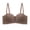 Coffee, variant on Women's Push Up Wireless Bra, Lightly Lined Ribbed Seamless Non-Slip Bandeau Bra with Convertible Straps, Invisible Comfortable Lingerie for Daily Wear