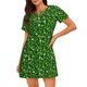 thumbnail image 1 of Easygdp Happy St. Patrick's day Camisón de manga corta para mujer, informal, estampado, 1 of 6