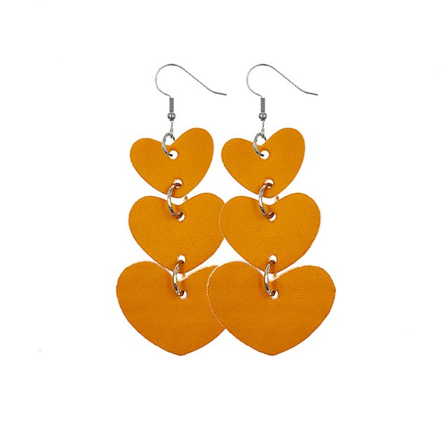 Pendientes Multicapa Labio Oreja Cuelga Aro en forma de corazón Pendiente colgante Favores de fiesta Regalo del día de San Valentín Banquete Ropa, zapatos y accesorios Miscelánea corazon 7 Sonducket AP010113-07