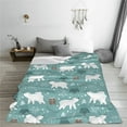 thumbnail image 5 of Vsdgher whiter Snow bear Print Ultra-Soft Micro flannel Blanket Throw Blankets for Couch Sofa, Bed (4 sizes)-50"x40", 5 of 7