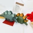 thumbnail image 5 of Bolso de hombro de dinosaurio de color de dibujos animados para mujer Mini monedero de cuero (azul), 5 of 5